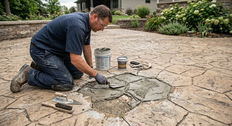 Decorative Concrete Repair in Fredericksburg, VA