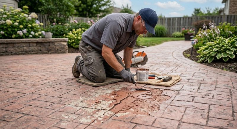 Decorative Concrete Repair in Marietta, GA