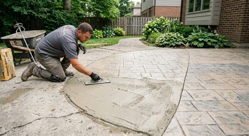 Stamped Concrete Resurfacing in Corpus Christi, TX