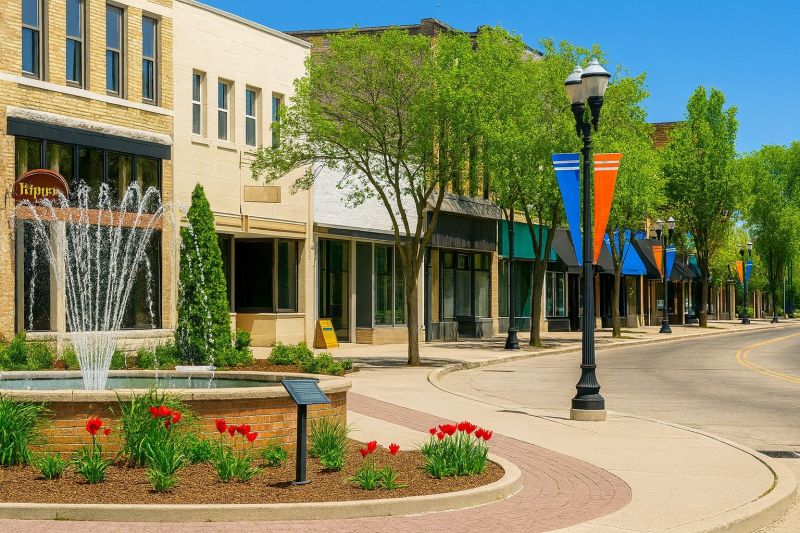 Local Concrete Overlay Installation in Menasha, WI